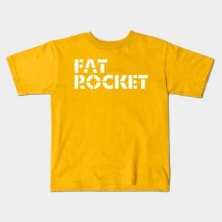 Fat Rocket Industrial Logo Kids T-Shirt